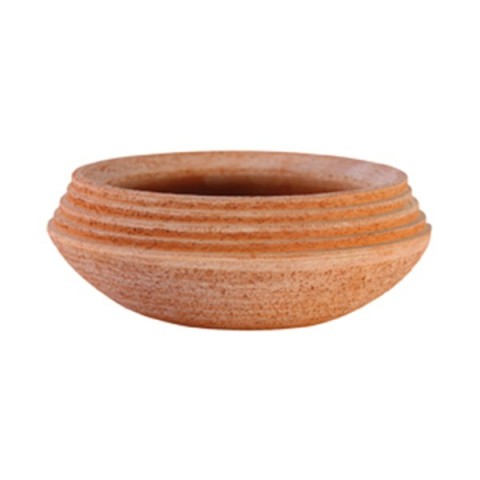 Striped Terracotta Bowl